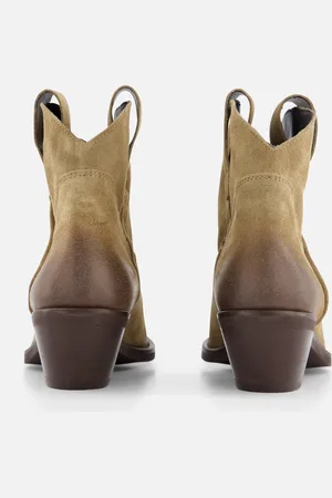 Lazamani Western Cowboylaarzen Leer