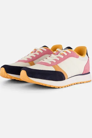 Woden Ronja Sneakers oranje Leer