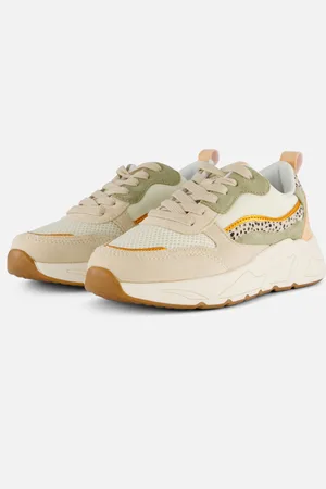 Ann Rocks Sneakers wit Synthetisch