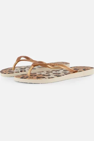 Havaianas Leopard Slim Point Slippers Rubber