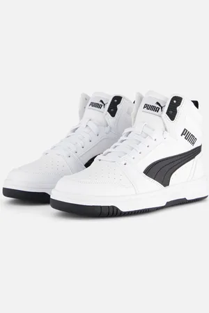PUMA Rebound v6 Mid Sneakers Leer