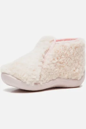Muyters Pantoffels roze Textiel