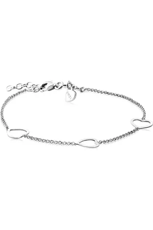 ZinZi Zilveren armband hart 17-20cm ZIA1188