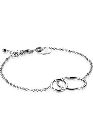 ZinZi Zilveren armband ronde vormen 16-19cm ZIA1278