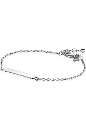 ZinZi Zilveren armband met glanzend plaatje om te graveren 17-20cm ZIA2344