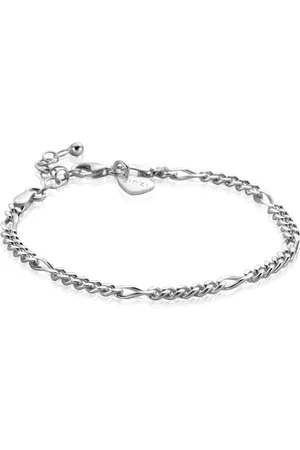 ZinZi Zilveren figaro armband 3,5mm breed ZIA2291