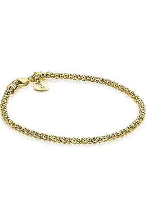 ZinZi Zilveren schakelarmband geelverguld 18,5cm ZIA1288G