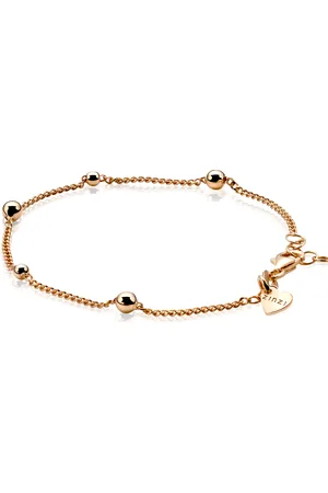 ZinZi Zilveren fantasie armband rosé verguld 17-20 cm ZIA987R