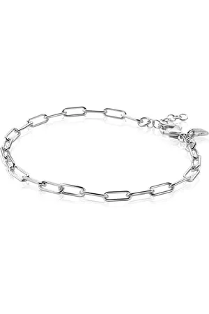 ZinZi Zilveren paperclip schakel armband 3,5mm breed ZIA2202
