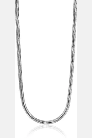 ZinZi 50cm zilveren slangen collier 1,5mm breed ZISL15