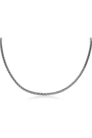 ZinZi Zilveren schakelcollier palmier massief 3mm breed 45cm ZIC1912