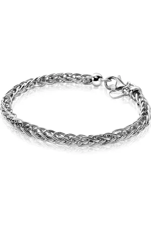 ZinZi Zilveren armband vossenstaart 5mm breed 19cm ZIA2214