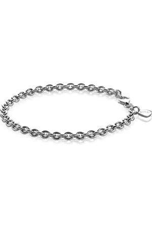 ZinZi Zilveren schakel armband 19cm ZIA1153