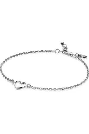 ZinZi Zilveren armband met open hartje ZIA1420