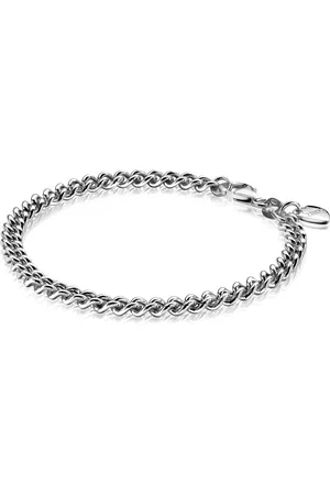 ZinZi Zilveren gourmet armband 4,5mm breed 18,5cm ZIA1414