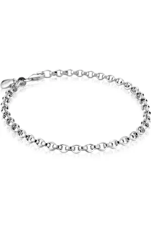 ZinZi Zilveren schakelarmband rond 3,5mm ZIA1702