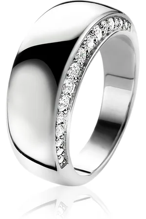 ZinZi Mart Visser by zilveren ring glad MVR10