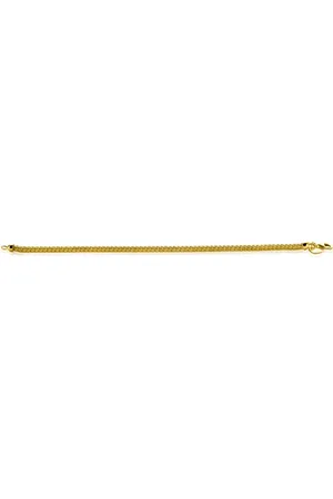 ZinZi Zilveren schakelarmband geel verguld vossenstaart 2.5mm breed 19cm ZIA1287G