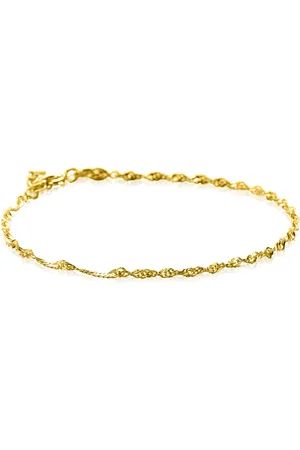 ZinZi Gold 14 karaat gouden massieve Singapore armband 1,8mm breed 17-19cm ZGA501