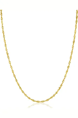 ZinZi Gold 14 karaat gouden massieve Singapore ketting 1,8mm breed 41-43cm ZGC501